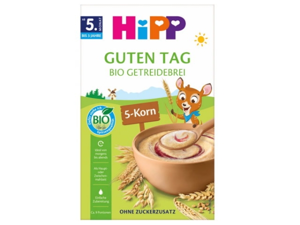 Hipp organic 5-grain cereal from the 6th month 200g
